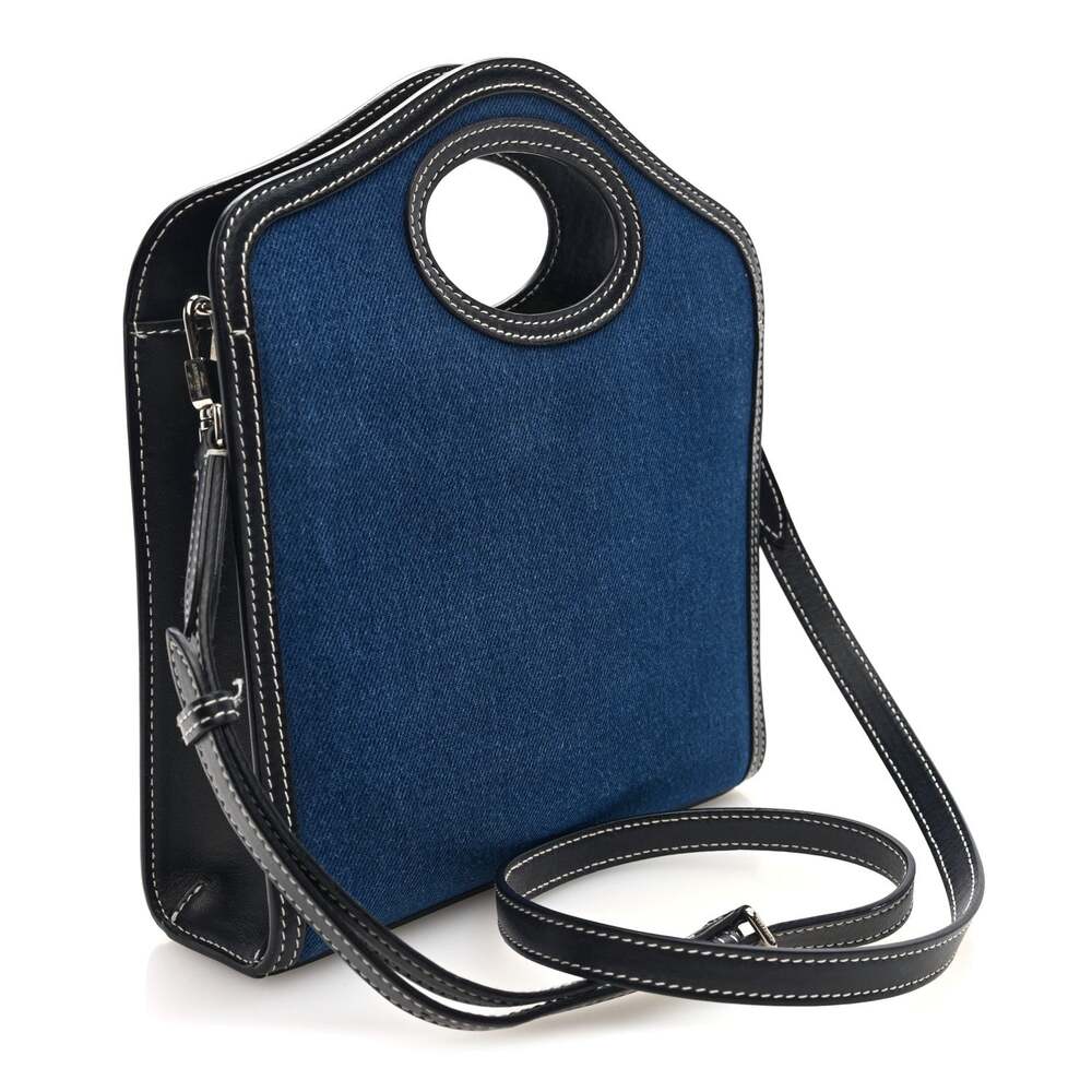 Burberry Denim Smooth Calfskin Mini #262766B47B - Picture 3 of 9
